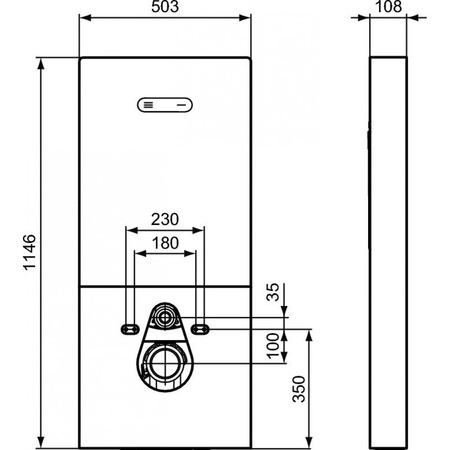Модуль для монтажа подвесных унитазов Ideal Standard PROSYS R0144A6