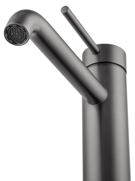 Смеситель для раковины высокий WONZON & WOGHAND STICK, темный графит WW-88239017-BGM