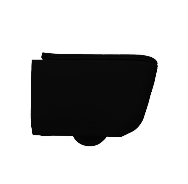 Сиденье с крышкой для унитаза Kerasan Tribeca 519131 черный матовый, микролифт