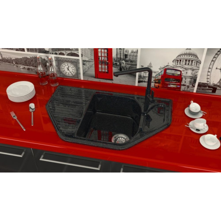 Кухонная мойка Marrbaxx Рики Z22 Z022Q004 черный