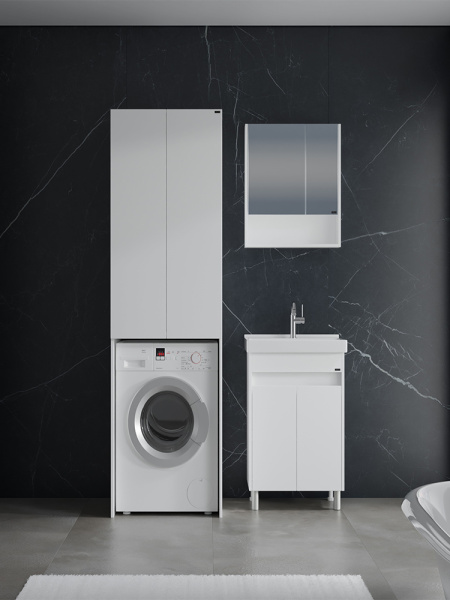 Тумба под раковину СаНта Мира 60 700472 белая, без раковины