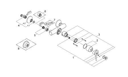 Смеситель для душа Grohe BauClassic 32867 000 (32867000) хром