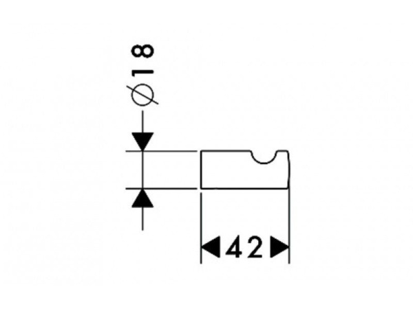 Крючок HANSGROHE PuraVida 41501000