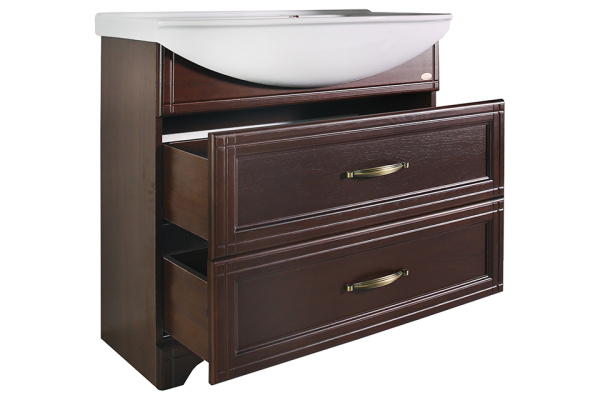 Тумба под раковину ASB-Woodline   Берта 85 10123 (коричневый)