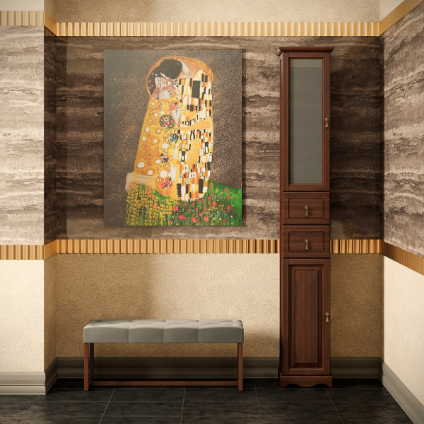 Пенал Opadiris Риспекто 30, цвет орех антикварный, левый, 00-00005834