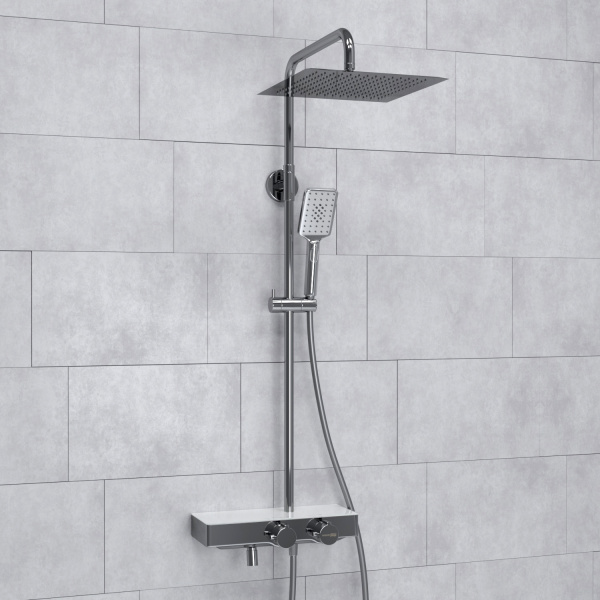 Душевая система WasserKraft A113.118.126.CH Thermo