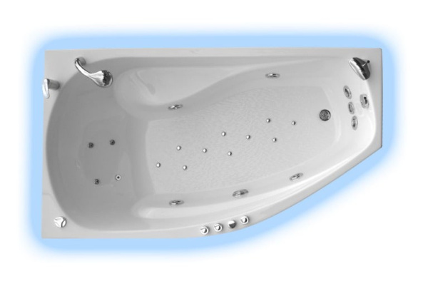 Акриловая ванна Triton СКАРЛЕТ 167x96 правая