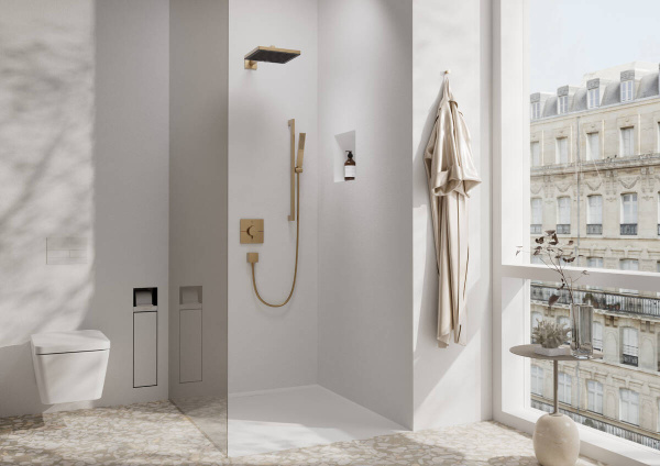Крючок Hansgrohe  AddStoris 41742140 шлифованная бронза