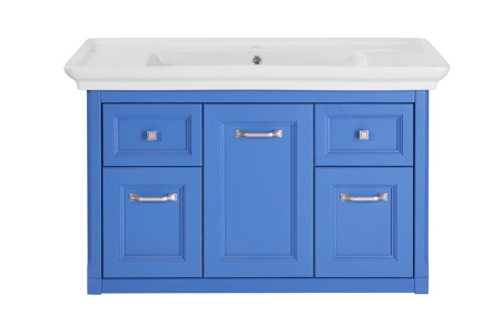 Тумба под раковину ASB-Woodline   Толедо 105 11211 (синий)