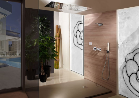 Излив каскадный для ванны и душа Bossini Bocca Cascata XL E88500.030 хром