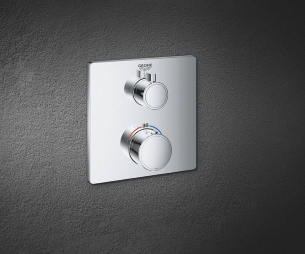 Термостат для ванны на 2 потребителя Grohe Grohtherm 24080 000 (24080000) хром