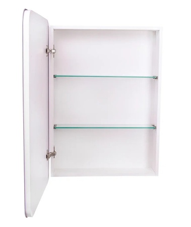 Зеркало-шкаф с подсветкой Style Line Каре (55x80) СС-00002373 белый