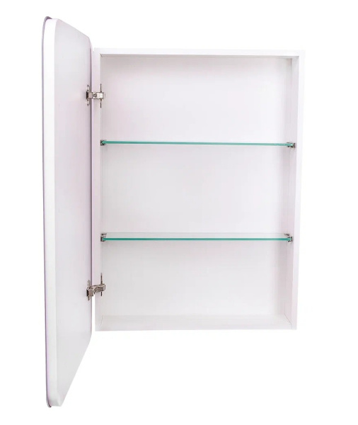 Зеркало-шкаф с подсветкой Style Line Каре (55x80) СС-00002373 белый