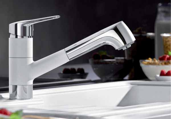 Смеситель Blanco Notis-S Silgranit (шампань) 523256