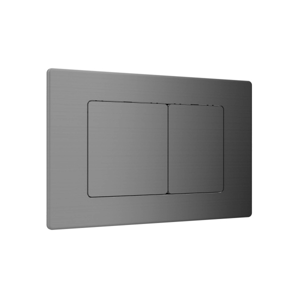 Кнопка смыва Oliveeka OL-E12-BGM, PVD оружейный металл матовый