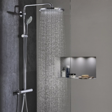Душевая система Grohe Euphoria System 310 26075 A00 (26075A00) темный графит глянец