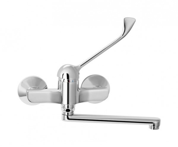 Смеситель для настенной мойки Mofem Trend 2/Trend Plus 159-1551-06 Смеситель для настенной мойки Mofem Trend 2/Trend Plus 159-1551-06