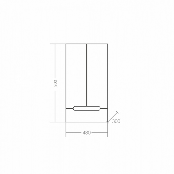 Шкаф подвесной СаНта Лондон 424003