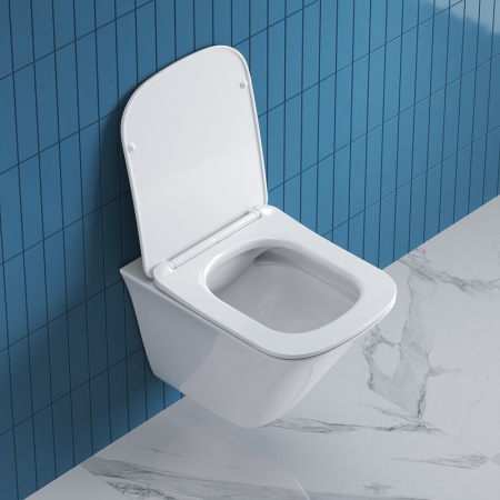 Унитаз подвесной BelBagno Marmi BB052CHR/BB132SC