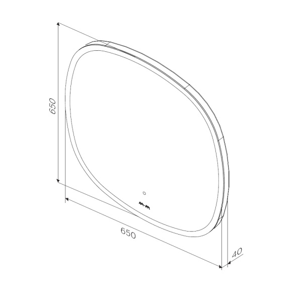 Зеркало (65х65) Am.Pm Func M8FMOX0651WGS