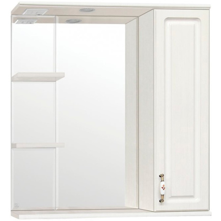 Зеркало-шкаф Style Line Олеандр-2 75 (75x83) ЛС-00000203 бежевый