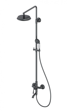 Душевая система WONZON & WOGHAND STEAM, темный графит WW-88739008-BGM