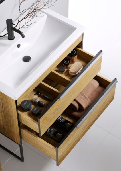 Тумба под раковину Aqwella Fargo 100 FRG0110DB