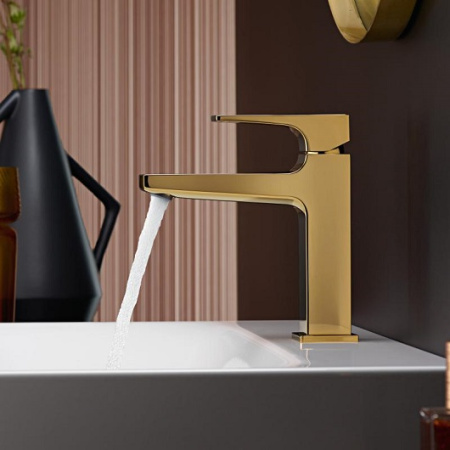 Смеситель для раковины HANSGROHE METROPOL 32507990 золото