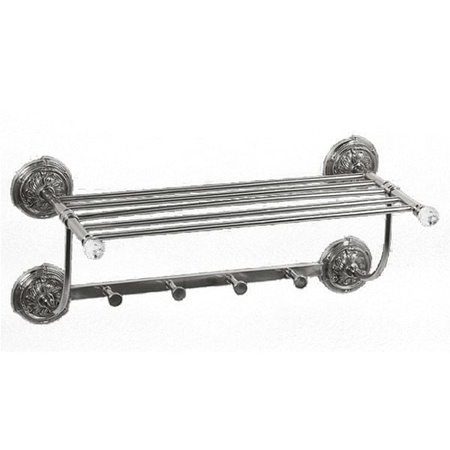 Полотенцедержатель с крючками Art&Max AM-2032-Cr-C