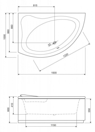 Передняя панель Cezares TEBE-150-SCR-R