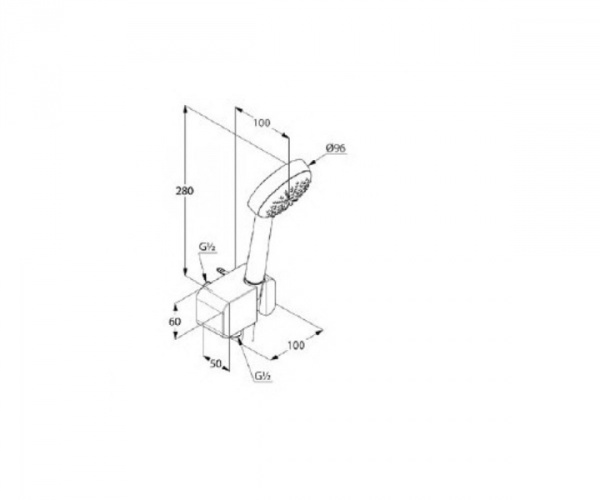 Душевой набор Kludi Logo 6867005-00