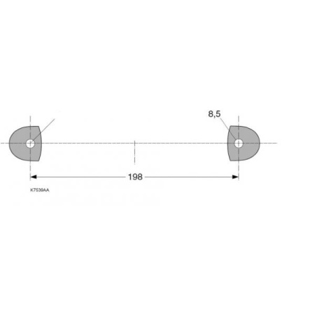 Универсальная ручка для ванны Ideal Standard, K7539AA