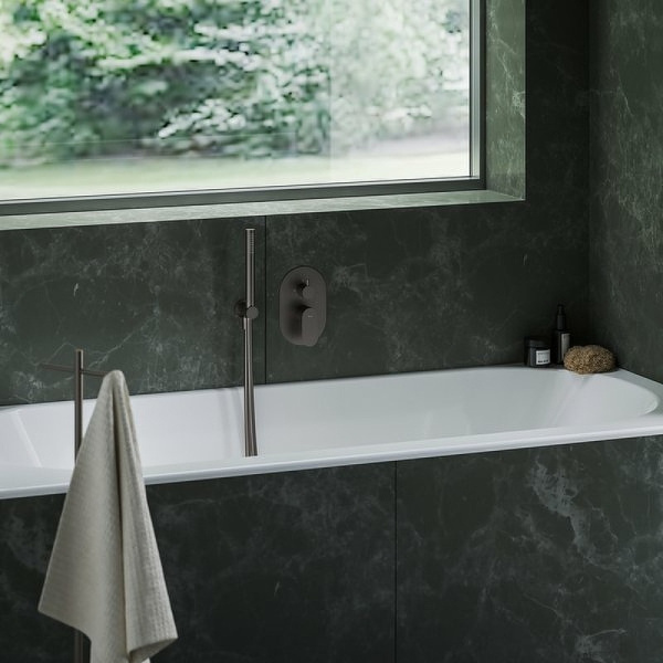 Смеситель для душа Ravak Eleganta EL 065.20GB.O2 X070338 графит