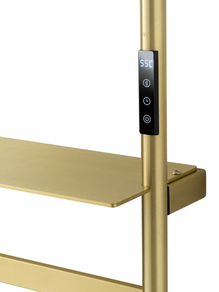 Полотенцесушитель электрический WONZON & WOGHAND DÜSSELDORF, брашированное золото WW-A203-BG Полотенцесушитель электрический WONZON & WOGHAND DÜSSELDORF, брашированное золото WW-A203-BG