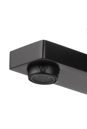 Смеситель для ванны с душем WONZON & WOGHAND CUBE, черный матовый WW-88639016-MB