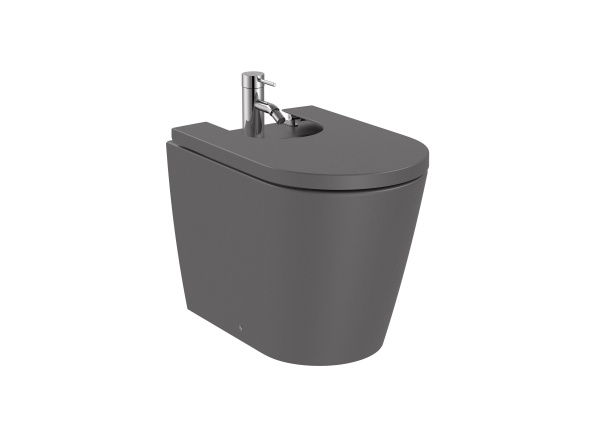 Биде напольное Roca Inspira round BTW 357527640 оникс