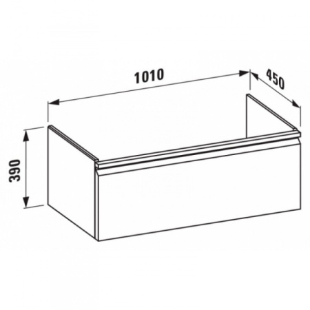 Тумба для раковины Laufen Pro S 4.8355.2.096.999.1