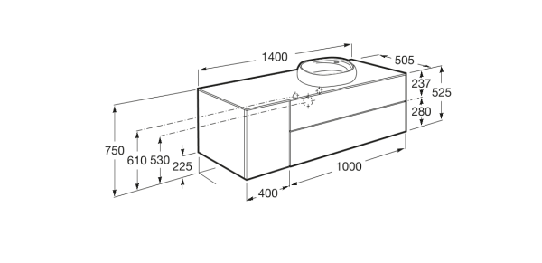 Тумба под раковину Roca Beyond 851405402