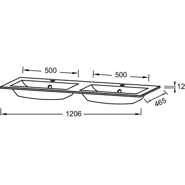 Раковина полувстраиваемая Jacob Delafon Sherwood EB1831RU-DE5