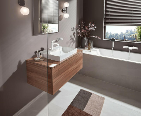 Смеситель для раковины с донным клапаном Hansgrohe Vivenis 75010700 белый матовый