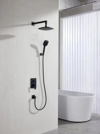 Душевой комплект Arrow ARQ1201HUMB черный 