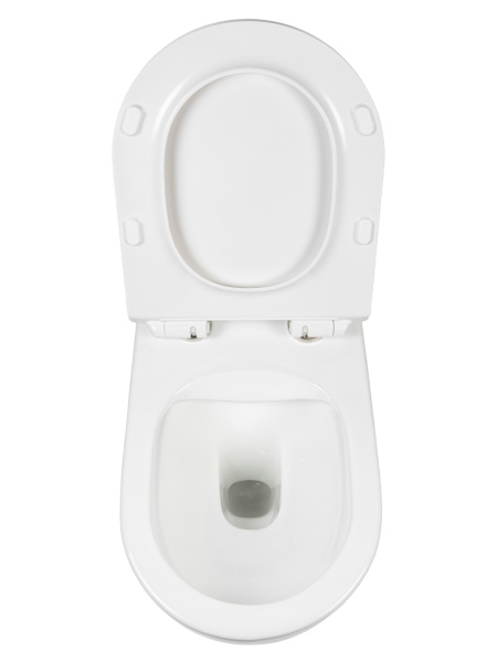 Унитаз подвесной безободковый Agger AT03100 сиденье с микролифтом