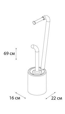 Стойка напольная FIXSEN Wendy FX-7032-02