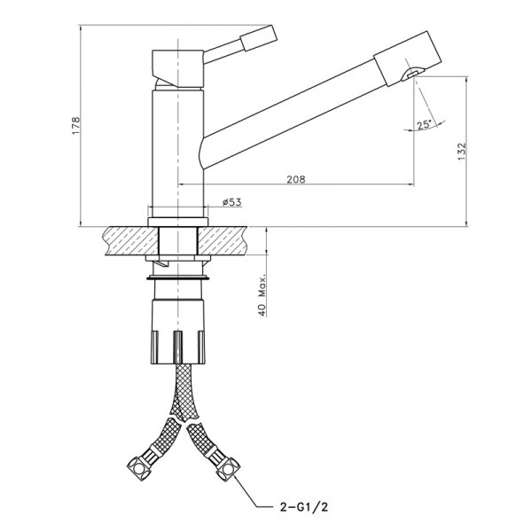 Смеситель для кухни Lemark Expert LM5072CUT
