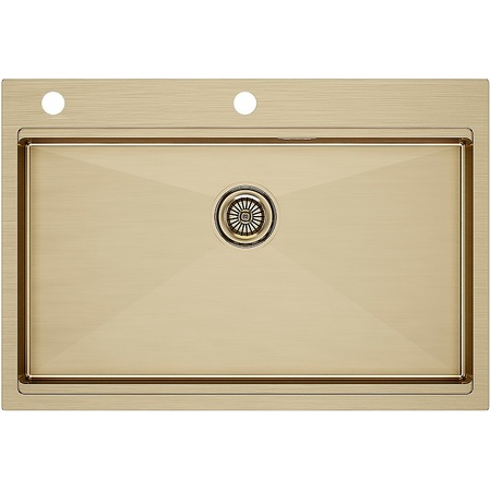 Кухонная мойка Paulmark  Vast-PRO PM707551-BG брашированное золото