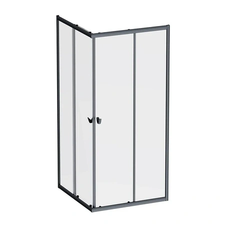 Душевой уголок (90х90) Am.Pm Sunny W87G-403-9090-BT черный матовый