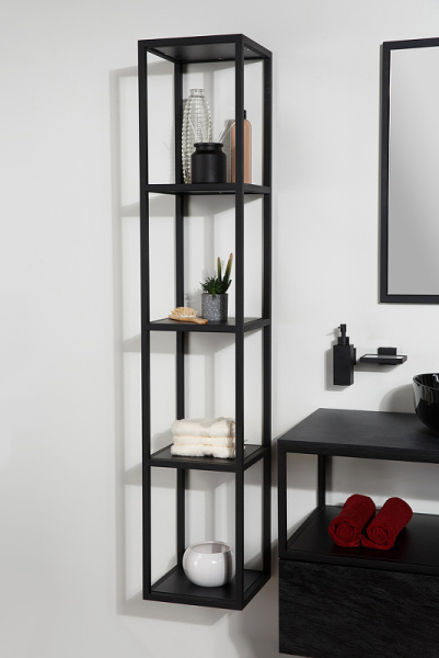 Металлическая четырёхъярусная сварная подвесная полка CEZARES CADRO-30/30/160-4C-SO-MET-ST