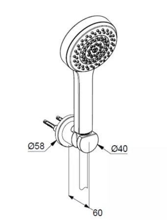 Душевой набор Kludi Dive 6895005-00