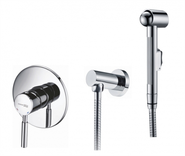 Встраиваемый комплект для биде со шлангом 120 см Wasserkraft A14157 SET1290