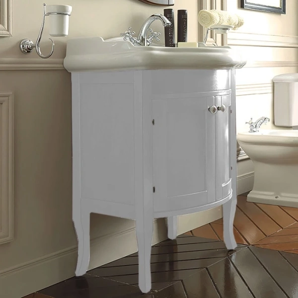 Тумба без раковины Kerasan Retro 735130 белый матовый